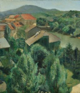 Gärten, Blick auf den Po von den Hügeln Turins, 1925